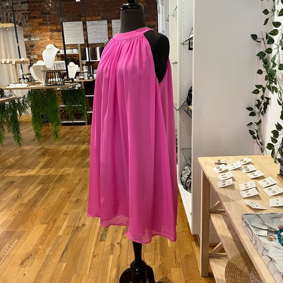 RAOUL Pink Silk Sleeveless Dress, GUC, Size 14 💓 - Picture 2 of 14